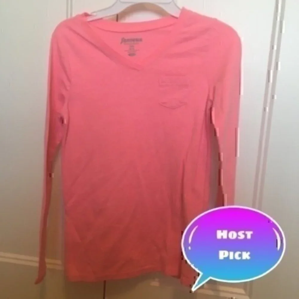 Old Navy Girls size 10/12 large   Famous pink top